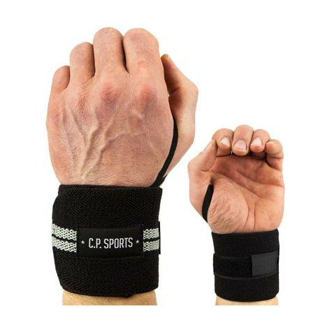 C.P. Sports Professional Wrist Bandages, Black