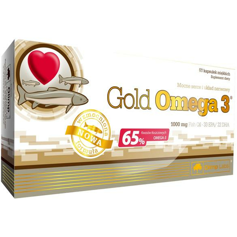 Olimp gold omega 3, 65%, 60 kapseln