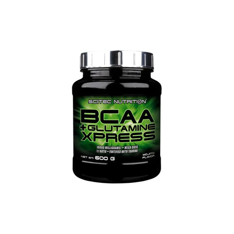 Scitec nutrition bcaa + glutamine xpress, 600 g dose