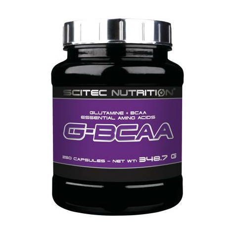 scitec nutrition g-bcaa, 250 kapseln dose
