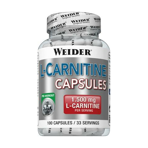 Joe Weider L-Carnitine, 100 Capsules Can
