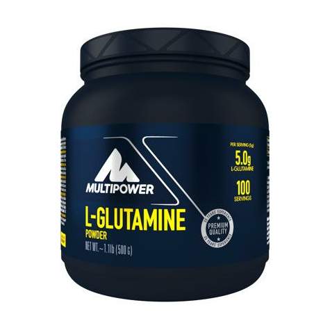 Multipower l-glutamine powder, 500 g dose