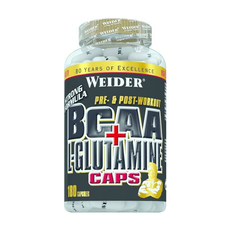 Joe weider bcaa + l-glutamine caps, 180 kapseln dose