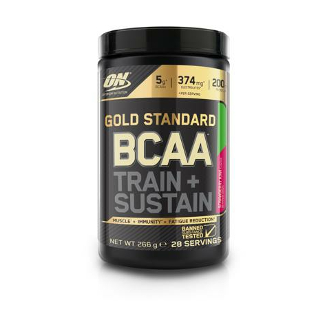 optimum nutrition gold standard bcaa, 266 g dose