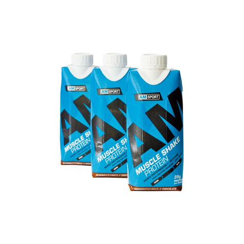 Amsport muscle shake, 12 x 330 ml getrkekarton