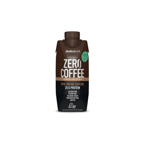 Biotech usa zero coffee, 15 x 330 ml getrkekarton, caffe latte