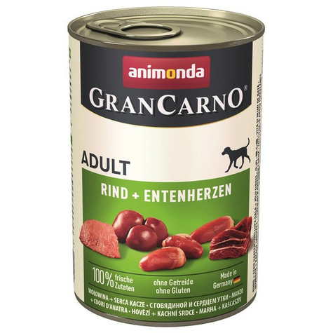 Animonda chien grancarno, carno adulte ri canard coeur 400gd