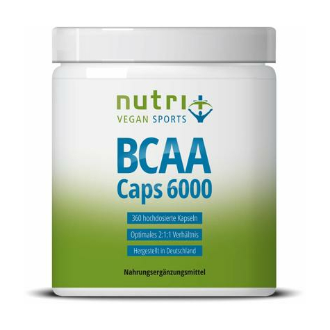 Nutri+ Vegan Bcaa Capsules, 360 Capsules