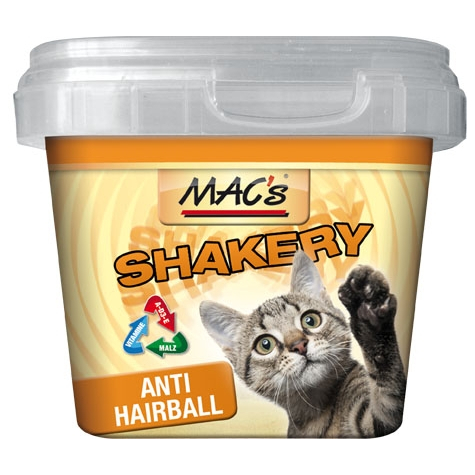 Mac's, boules de poils shakery pour chat macs 60g