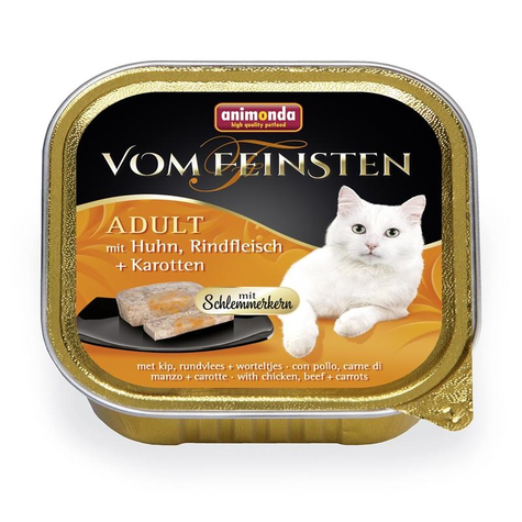 Animonda Katze Vom Feinsten,V.F. Schlemm.Huhn+Rind   100gs