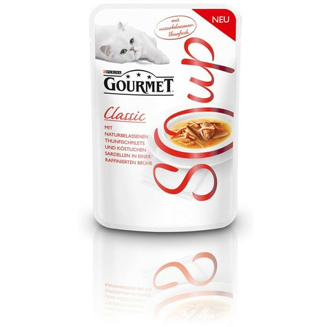 Gourmet + top forme, soupe goumet thun + anchois 40gp