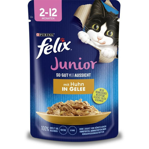 Nestle Katze,Fel. Pb Sgwea Junior Huhn 85gp