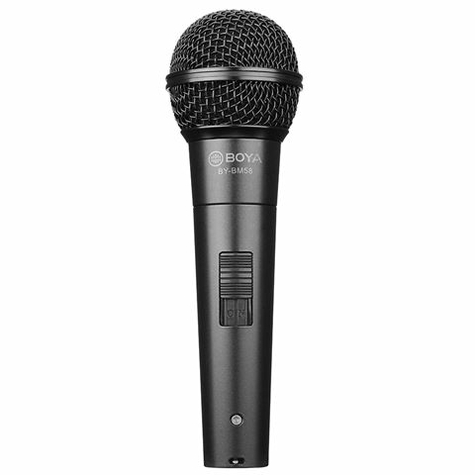 Microphone vocal à main dynamique boya by-bm58