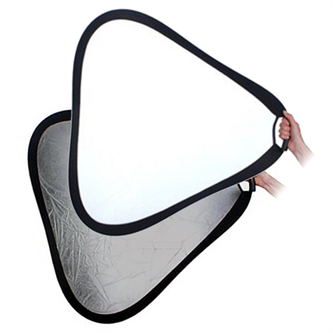 Réflecteur studioking grip argent / blanc crgsw60 60 cm