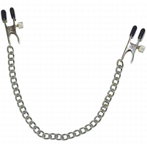 Pinces a seins : two nipple clips with screw clamps