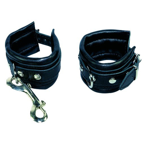 Menottes : leather cuffs