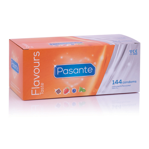 Preservatifs : pasante flavours condoms 144pcs