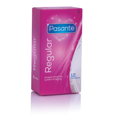 Preservatifs : pasante regular condoms 12 pcs