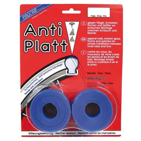 Inlay tape anti-plat par paire         