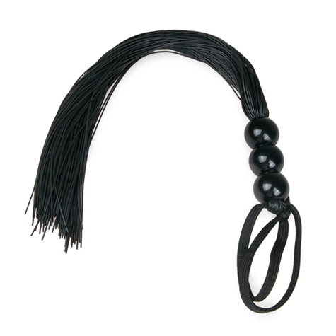Bâillon gag : noir silicone whip