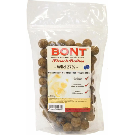 Bont meat-bollies sauvage 400g