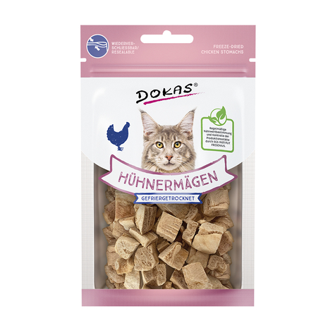 Dokas Cat Snack Chicken Stomachs Freeze-Dried 15g