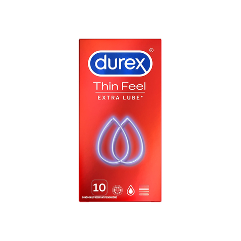 Durex thin feel extra wet 10 prervatifs