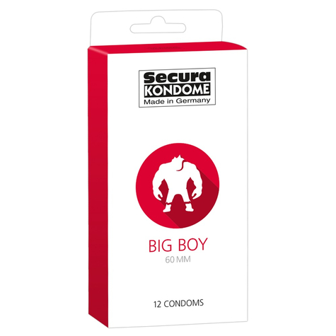 Preservatifs : big boy condoms 12 pieces