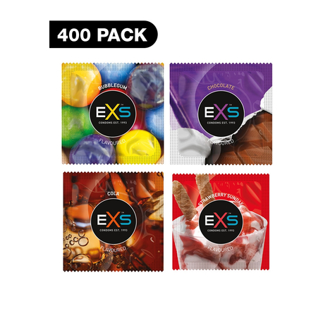 Préservatifs aromatisés mixtes 400 packs