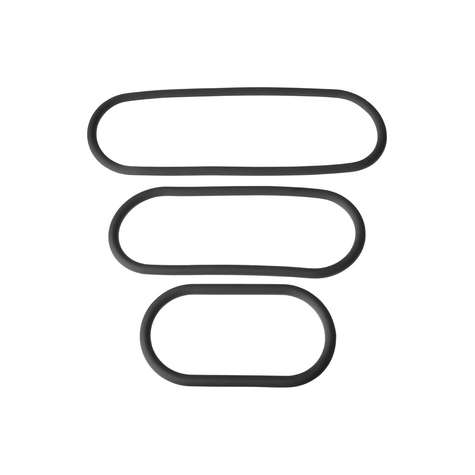 3 packs d'anneaux ultra souples en silicone (9,12,15)