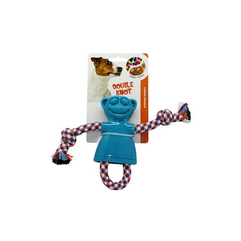 Hundespielzeug, Tauspielzeug Twist Rope Affe Aus Gummi 22