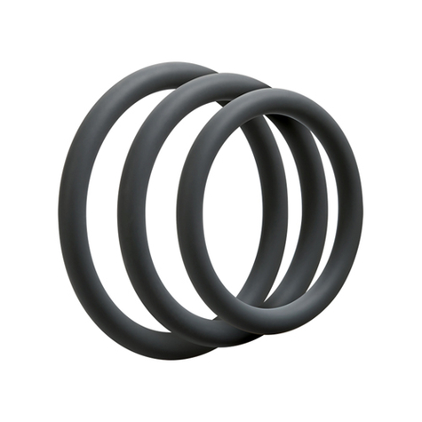 Penisringen : 3 C-Ring Set Dun Leisteen