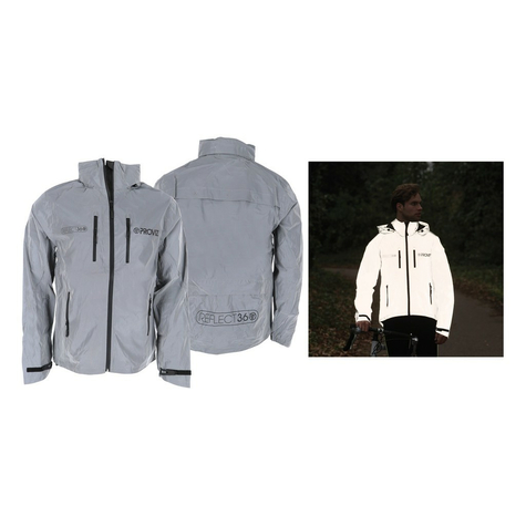 Proviz reflect360 outdoor jacket men entiement rlhissant / gris gr. S.           