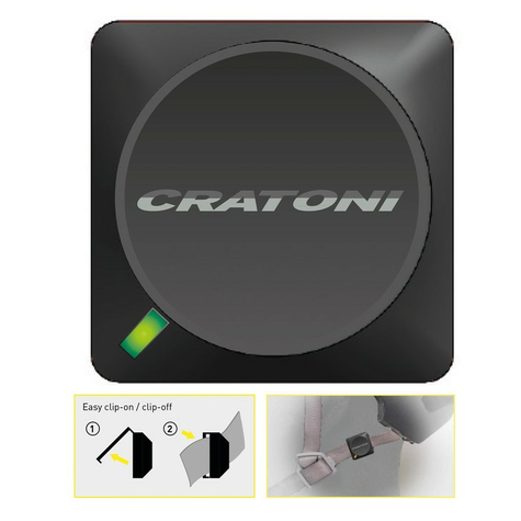Capteur de collision cratoni c-safe adapttous les casques cratoni           