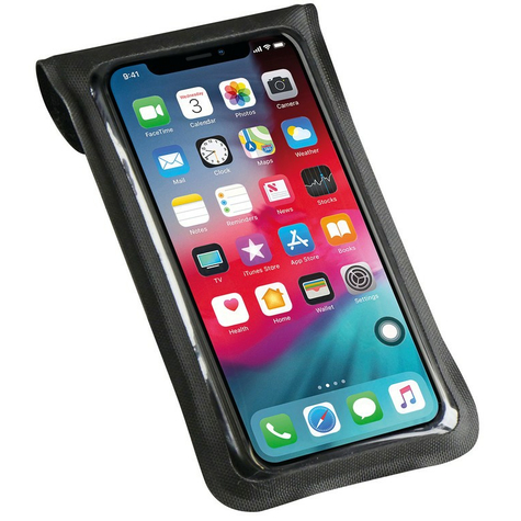 Phone bag light s klickfix avec adaptateur transparent / noir, avec raccord rotatif   