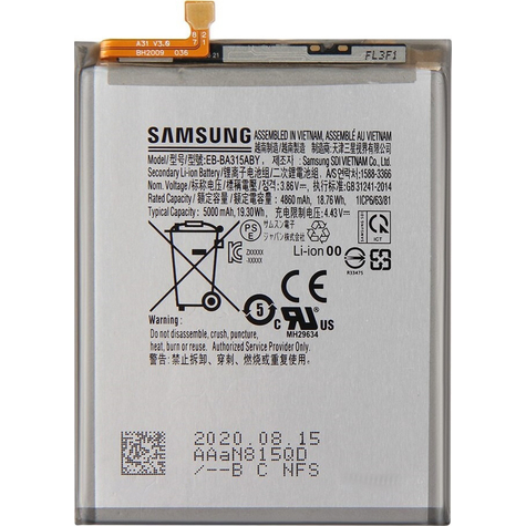 Samsung Eb-Ba315 Lithium Ion Batterij A315f Galaxy A31 2020 5000mah