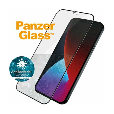 Panzerglass apple iphone 12 pro max cf antibacterial e-to-e, noir