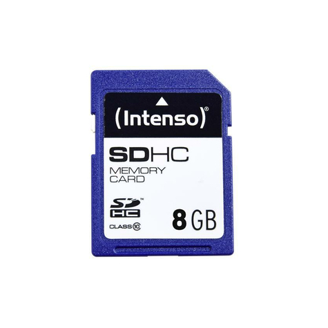 Sdhc 8gb intenso cl10 blister