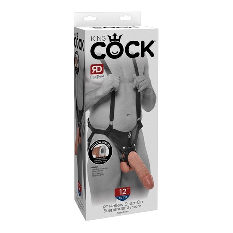 King Cock 12inch Holle Strap