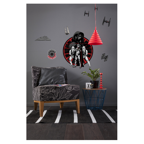 Autocollant mural - star wars first order - taille 50 x 70 cm