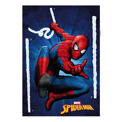 Autocollant mural - spider-man - taille : 50 x 70 cm