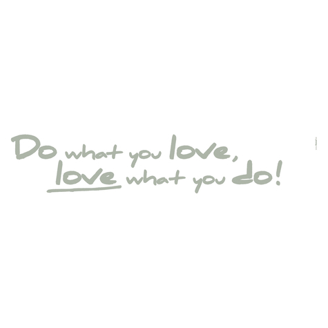 Autocollant mural - do what you love - taille 14 x 70 cm