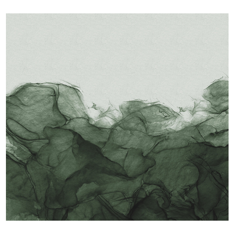 Papier peint photo - green dust - dimensions 300 x 280 cm