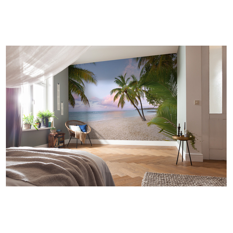 Papier peint photo - paradise morning - dimensions 368 x 248 cm