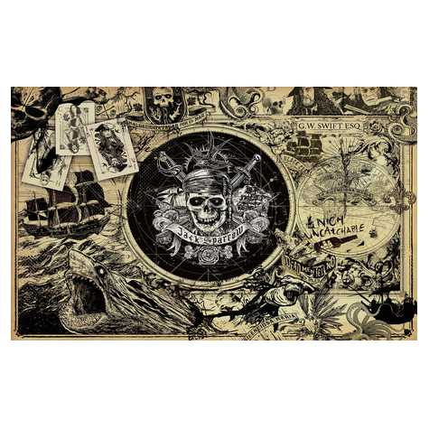 Papier peint photo - pirates des caraïbes 5 - dimensions 400 x 250 cm