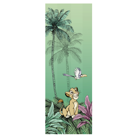 Papier peint photo - jungle simba - dimensions 100 x 280 cm