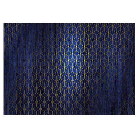 Fleece Fotobehang - Mystique Bleu - Afmeting 400 X 280 Cm