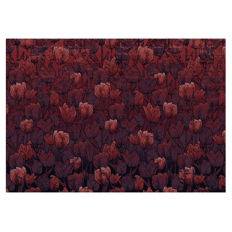 Papier peint photo - tulipe - dimensions 400 x 280 cm