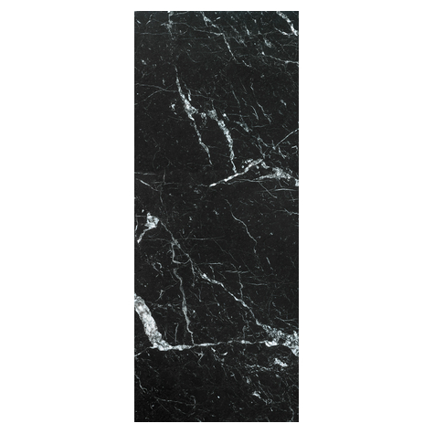 Fleece Fotobehang - Marble Nero Panel - Afmeting 100 X 250 Cm