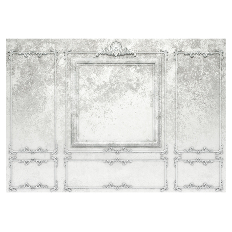 Fleece Fotobehang - Patina Panelen - Formaat 400 X 280 Cm